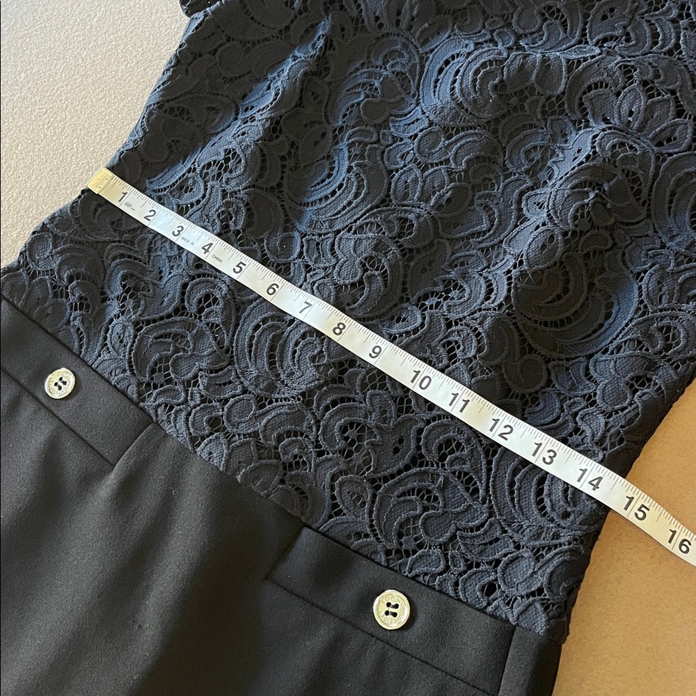 Tommy Hilfiger Black Lace Sheath Dress - P (small) - Picture 6 of 9